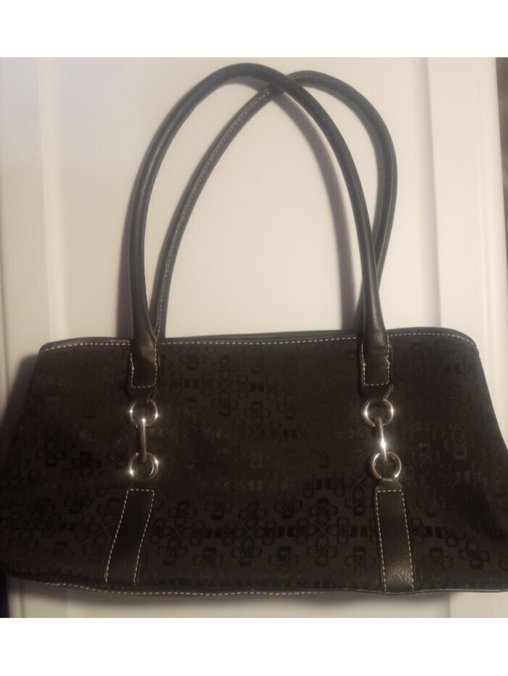 Croft & Barrow Black 3‑Compartment Shoulder Bag VGUC/NWOT